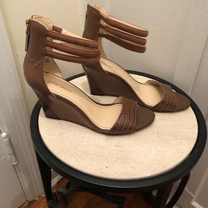 Brown wedges from Nine West
